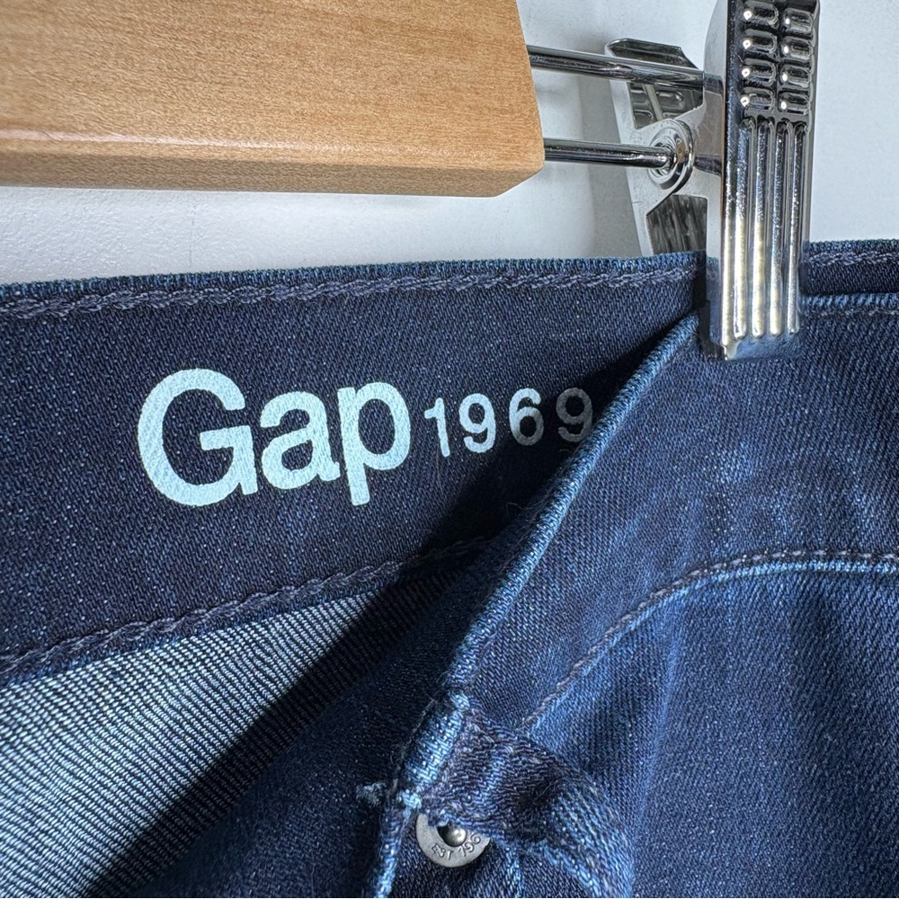 GAP Dark Denim High Rise 33r - Picture 11 of 13